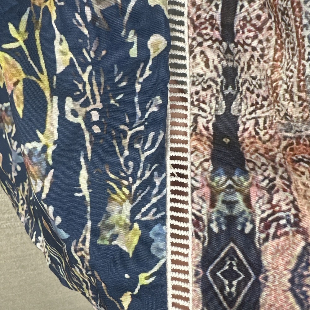 Misslook Women's XXL Boho Hippie Cottagecore Floral Faux Patchwork Print Fairy - Picture 7 of 12